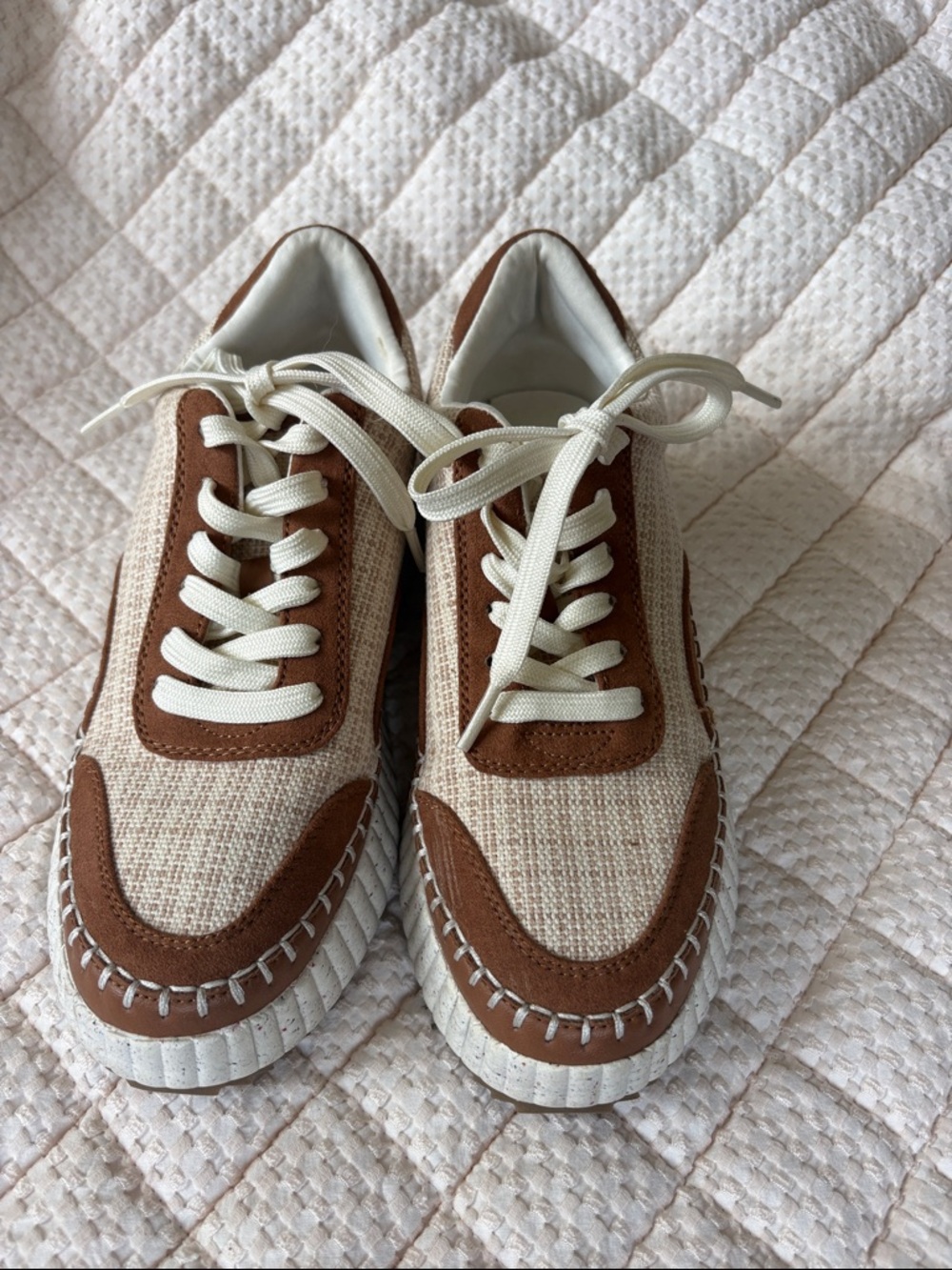 Universal Thread Brown and Cream Women's Sneakers